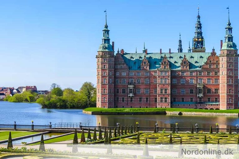Frederiksborg Slot i Hillerød, i Nordsjælland