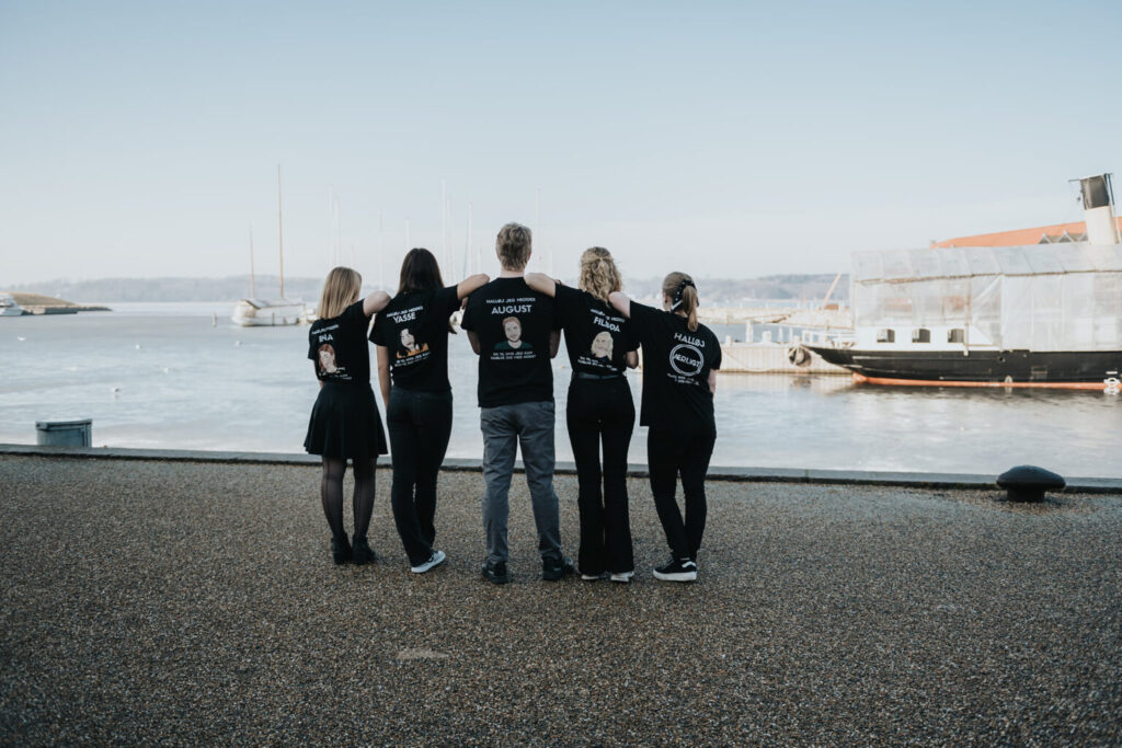 Holdet bag Café Ærligt — foto fra caféens hjemmeside