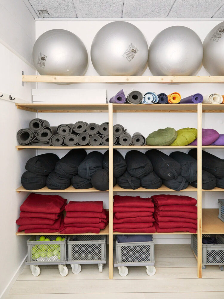 Træningslokale hos Yoga House Helsinge i Helsinge
